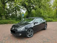 Brugt VW Golf Cabriolet 104 HK (76 kW) 2012 Sort Cabriolet