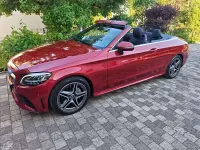 Gebraucht Mercedes C200 AMG line 184 PS (135 kW) 2018 Rot Cabrio