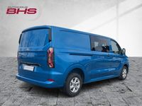 Neu Ford Transit Custom 136 PS (100 kW) 2025 Digital aqua blue (blau) Van