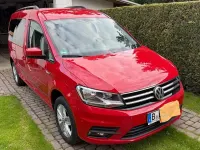 Occasion VW Caddy Maxi Comfortline 125 ch (91 kW) 2017 Rouge Monospace