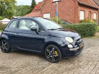Gebraucht Fiat 500 Pop 69 PS (50 kW) 2011 Blau Cabrio