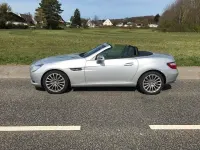 Gebraucht Mercedes SLK200 184 PS (135 kW) 2014 Silber Cabrio