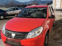 Gebraucht Dacia Sandero 75 PS (55 kW) 2009 Rot Limousine