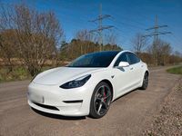 Gebraucht Tesla Model 3 Performance 377 kW (513 PS) 2020 Weiß Limousine