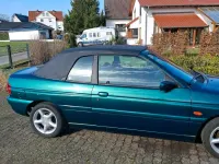 Gebraucht Ford Escort Cabriolet 90 PS (66 kW) 1995 Grün Cabrio