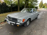 Gebraucht Mercedes SL450 217 PS (159 kW) 1977 Silber Cabrio