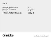 Neu Audi Q3 Advanced 272 PS (200 kW) 2025 Weiß (arkonaweiß) SUV