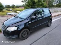 Gebraucht VW Fox 54 PS (39 kW) 2008 Schwarz Kleinwagen