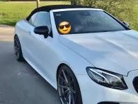 Gebraucht Mercedes E300 AMG line 245 PS (180 kW) 2018 Weiß Cabrio