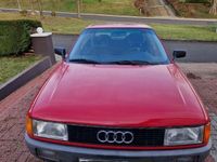 gebraucht Audi 80 Baujahr 1990, Rot aus 1. Hand AUTOMATIK