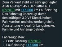 Occasion Audi A6 239 ch (175 kW) 2019 Noir Break