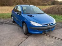 Gebraucht Peugeot 206 75 PS (55 kW) 2000 Blau Kleinwagen