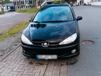 Gebraucht Peugeot 206 65 PS (47 kW) 2004 Schwarz Kleinwagen