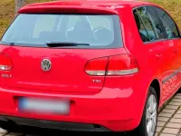 Gebraucht VW Golf VI Comfortline 105 PS (77 kW) 2010 Rot Kleinwagen