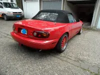 Gebraucht Mazda MX5 116 PS (85 kW) 1991 Rot Cabrio