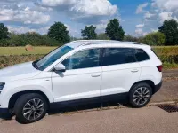 Gebraucht Skoda Karoq Clever 150 PS (110 kW) 2022 Weiß SUV