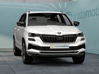 gebraucht Skoda Karoq 2.0 TDI Sportline 4x4 DSG LED Navi ACC 360° DCC