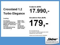 gebraucht Opel Crossland 1.2 Turbo Elegance *LED*Sitzheizung*