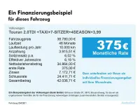 Neu VW Touran 150 PS (110 kW) 2026 Hellelfenbein r1015 Van / Kleinbus