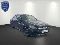 Gebraucht Mercedes C200 AMG line 160 PS (117 kW) 2021 Blau schwarz Limousine