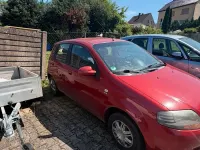 Gebraucht Chevrolet Aveo 94 PS (69 kW) 2007 Rot Kleinwagen