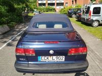 Gebraucht Saab 900 Cabriolet 150 PS (110 kW) 1996 Blau Cabrio