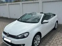 Gebraucht VW Golf Cabriolet 105 PS (77 kW) 2014 Weiß Cabrio