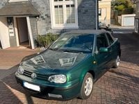 Gebraucht VW Golf Cabriolet Trendline 101 PS (74 kW) 1999 Grün Cabrio