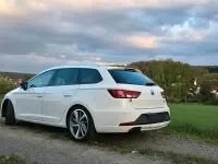 Usata Seat Leon FR 150 CV (110 kW) 2014 Bianco Station wagon