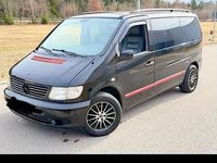 Gebraucht Mercedes V220 122 PS (89 kW) 2001 Schwarz Van / Kleinbus