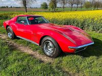 Second-hand Corvette C3 250 CP (183 kW) 1972 Roșu Cabrio