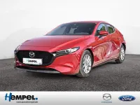 Gebraucht Mazda 3 Selection 122 PS (89 kW) 2019 Rot / soul red crystal (metallic) Limousine