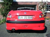 Gebraucht Peugeot 206 CC 109 PS (80 kW) 2002 Rot Cabrio