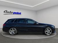 Gebraucht Mercedes C220 AMG line 170 PS (125 kW) 2018 Schwarz Kombi