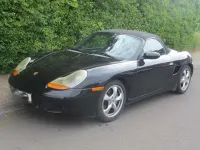 Gebraucht Porsche Boxster 220 PS (161 kW) 2002 Schwarz Cabrio