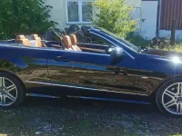 Gebraucht Mercedes E350 AMG line 306 PS (225 kW) 2012 Obsidianschwarz  metalliclack Cabrio