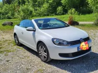 Gebraucht VW Golf Cabriolet 105 PS (77 kW) 2014 Weiß Cabrio