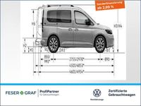 gebraucht VW Caddy Caddy Basis1.5 TSI Basis PDC Sitzheizung Klimaanlage