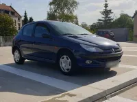 Gebraucht Peugeot 206 60 PS (44 kW) 1999 Blau Kleinwagen