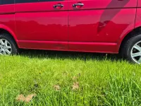 Second-hand VW Transporter 136 CP (100 kW) 2004 Roșu Van