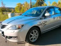 Gebraucht Mazda 3 109 PS (80 kW) 2009 Silber Coupé