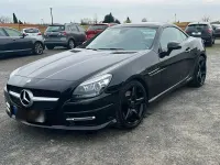 Gebraucht Mercedes SLK200 AMG line 184 PS (135 kW) 2015 Schwarz Cabrio