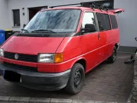 Second-hand VW Multivan 110 CP (80 kW) 1995 Roșu Monovolum