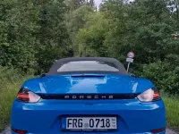 Gebraucht Porsche Boxster 300 PS (220 kW) 2022 Blau Cabrio