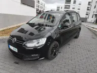 Gebraucht VW Sharan Comfortline 150 PS (110 kW) 2015 Schwarz Van / Kleinbus