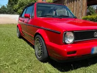 Gebraucht VW Golf Cabriolet Karmann 98 PS (72 kW) 1990 Rot Cabrio