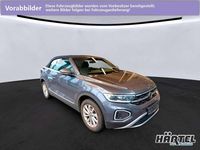 Gebraucht VW T-Roc Cabriolet Style 110 PS (80 kW) 2022 Rauchgrau (grey), metallic Cabrio