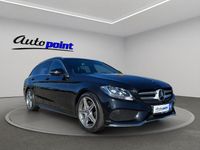 Gebraucht Mercedes C220 AMG line 170 PS (125 kW) 2018 Schwarz Kombi