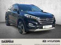 gebraucht Hyundai Tucson Premium AHK Winterräder Standheizung Lederausst