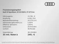 Gebraucht Audi S3 Sport 310 PS (228 kW) 2023 Turboblau Limousine